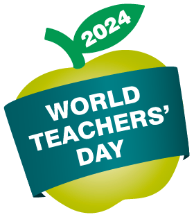 world teacher day logo
